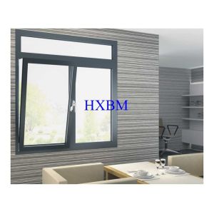 Horizontal Double Tilt And Turn Windows With Screens And 6063 -T5 Thermal Break