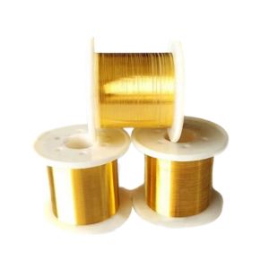 Gold Plated Tungsten Filament Wire 0.01mm-0.4mm for Electronics