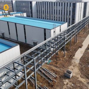 Multistory Prefabricated Steel Structure Building Metal H Beam Building
