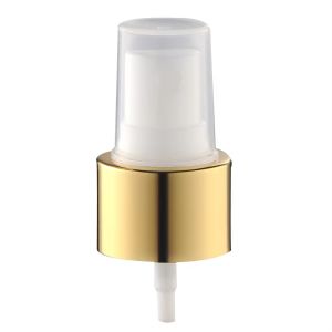 China 18mm 20mm Luxury Gold Metal Aluminum Anodized Fine Mist Spray Pump Sprayer With Half or Full Cap on sale