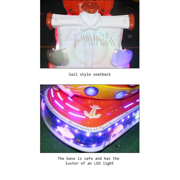 Mini Cartoon Ship Kiddy Ride Machine For Amusement CE Certificate