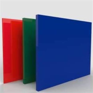 Transparent Cast Acrylic Sheet 3H Hardness 1.2g/cm3 Density