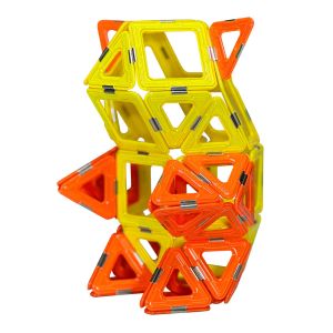 Magnetic Tile Assembly With Versatile Shapes For Animals And Plants  Lesser Panda