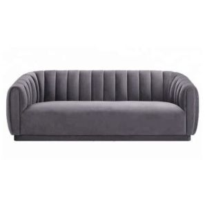 2018 new designEvent lounge furniture with velvet long back sofa for wedding,living room 3-seater sofa