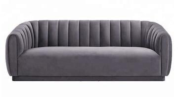 Quality 2018 new designEvent lounge furniture with velvet long back sofa for wedding,living room 3-seater sofa wholesale