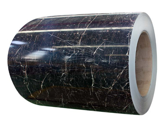 AL 3003/3004 H24 H26 PCM Marble Granite Steel Sheet Coil PVDF Printech Color