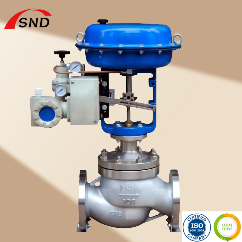 Cheap Diaphragm Pneumatic Globe Control Valve CF8 Globe Valves For Flow Control for sale