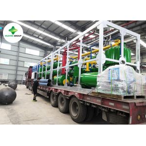 Small Waste Tyre Pyrolysis Plant To Fuel Oil Environmental Friendly