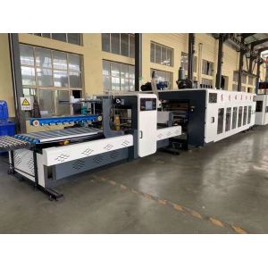 Computerized Flexo Printer Slotter Die Cutter Folder Gluer Carton Making Machine