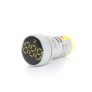 22mm Round Voltage Indicator Light with crystal cover