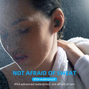 Cheap Waterproof Ipx4 Wireless In Ear Headphones Mobile Headset Noise Cancelling T15 Tws for sale