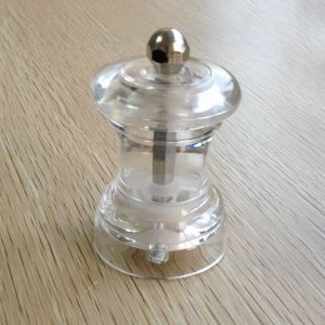 Acrylic Jar 72g 80mm 50ml Plastic Salt Grinder For Spice