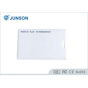 125kHz Thick Custom ID Cards For Access Control Keypad , 125Khz Frequency