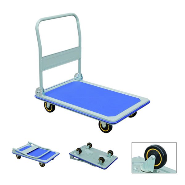 150kg Aluminium Folding Platform Hand Truck Trolley Customized Size