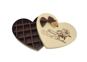 China Valentine'S Day Heart Shaped Boxes For Chocolates , Chocolate Candy Box on sale