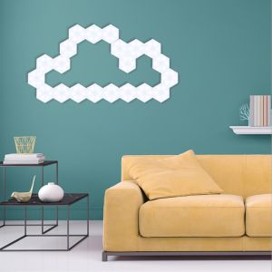 70LM 6PCS Led Quantum Hexagonal Wall Lamp / Honeycomb Touch Wall Light