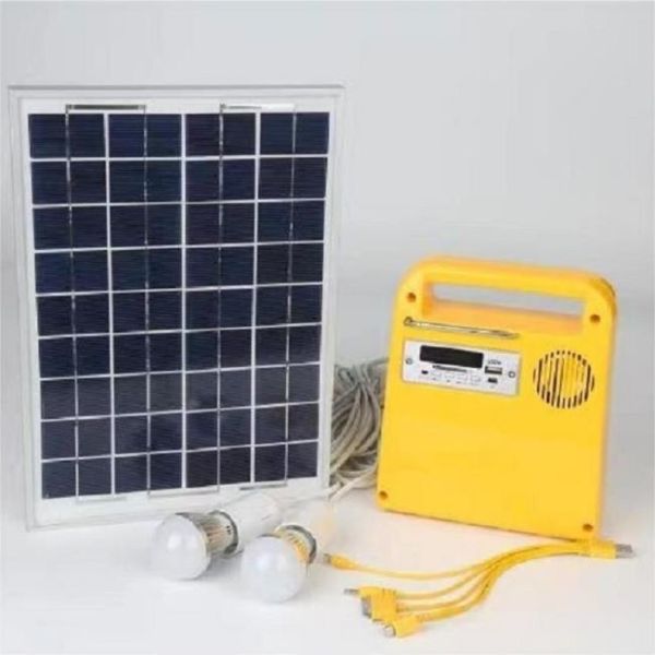 Quality 10W Portable Solar Lighting Systems IP54 With 12V 7A Rechargeable Lead Acid Battery wholesale