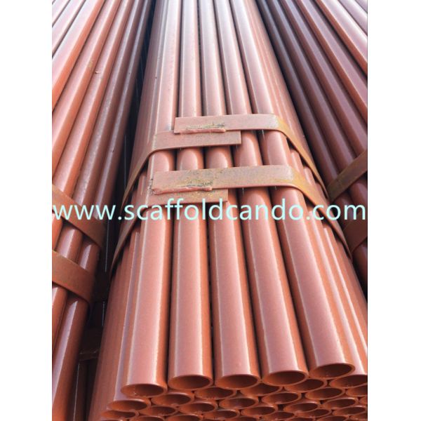 Scaffold pipe, scaffolding steel tube, Q235 painted, black, hot dip galvanized
