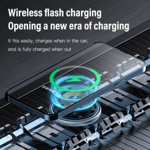 Innovative Metal Car Phone Holder With Oval Shape And Customizable Running Light