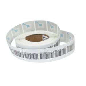 QIDA Anti Theft Label For Valuables With Barcode And Blank Variety Dimension