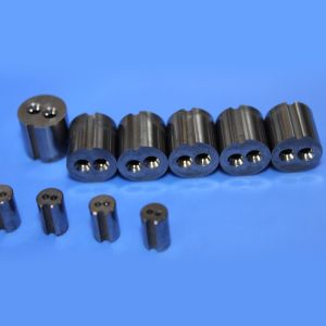High Performance Tungsten Carbide Twin Hole Nozzle For Industrial Use