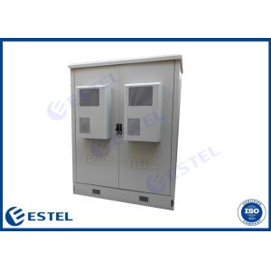 Steel 2pcs Compartments FCC Outdoor Telecom Enclosure