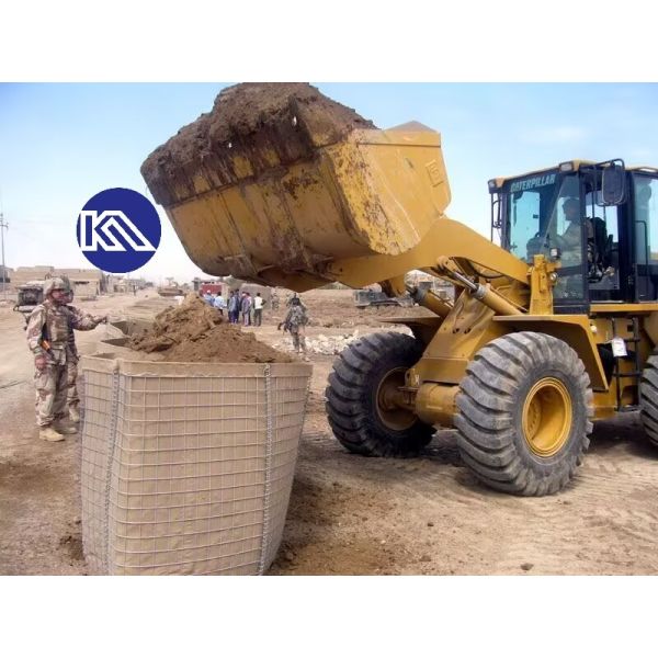 Quality Explosion Proof Gabion Mesh Box Floating Perimeter Defensive Barrier Defence Wall wholesale