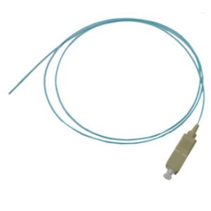 OM3 Pigtail Multimode Sc , PVC Pigtail Fiber Optic Cable