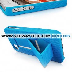 Smart Stand Case for iPhone 4S iPhone 4 with Charging Connector Plug Stoppers -