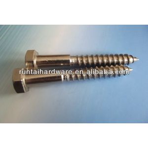 China hexagon head wood screw din 571 on sale