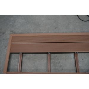 140x23mm Size Outdoor WPC Decking Modern Design Style Wear Proof