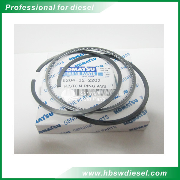 Quality S6D95 Komatsu Diesel Engine Parts / Engine Piston Rings 6204-32-2202 wholesale