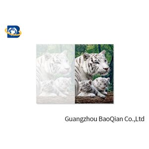 Lovely Animals 3D Image Lenticular Card Printing Two Sides CMYK Offset Printing