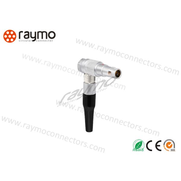 Quality Elbow 90 Degree Circular Push Pull Connectors , Cable Mount Connector Multipole wholesale