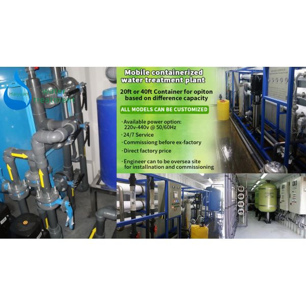Quality                  20FT 40FT Containerized River Water Treatment System River Water Purification System              wholesale