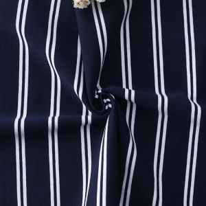 Heathy And Soft Fashionable Easy To Care Striped Knit Fabric For Tracksuit