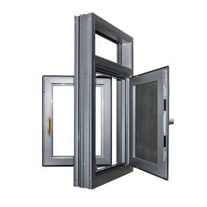 Australia Standard Tilt and Turn Sliding Windows with 1.4mm Aluminum Wall