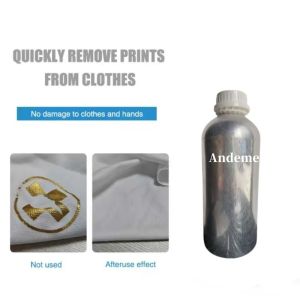 Remove Heat Transfer Print With DTF Remover Liquid 1000ML Pigment Ink Solution