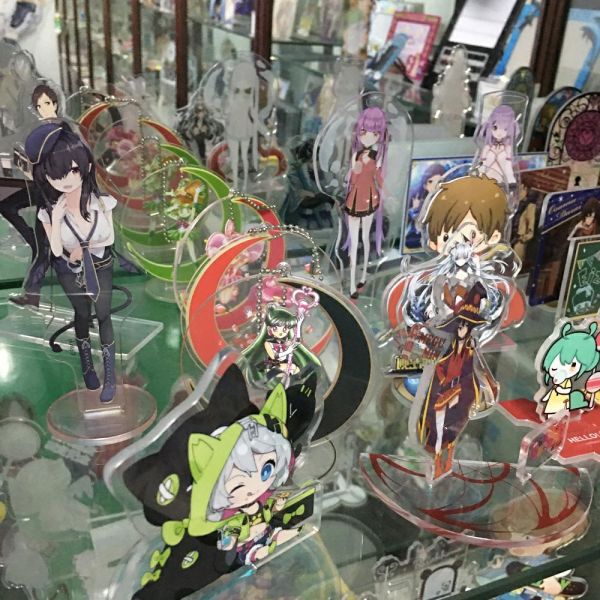 Cartoon Character Printed Acrylic Standee CNC Cutting Customized Color