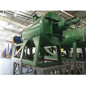 50 / 60Hz Rotary Drum Dryer , Continuous Vacuum Dryer For Okara / Bean Dregs