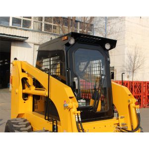 Compact Diesel Wheel Tracked Mini Skid Steer Loader Multifunctional