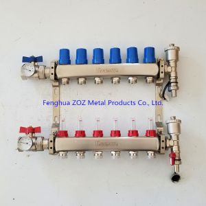 6 Branch Floor Heating Manifold for Underfloor Heating System Products
