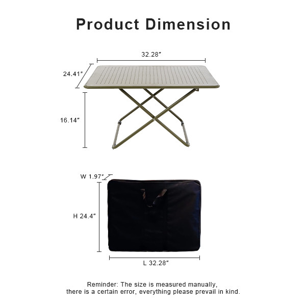 Lightweight Aluminum Fold Up Camping Table With Collapsible Legs Alu Tactical Table