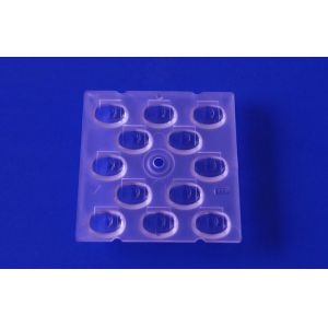 12 IN 1 Optical PC LED Lens Array TYPE3 3030 SMD Lens for LED Street lamp