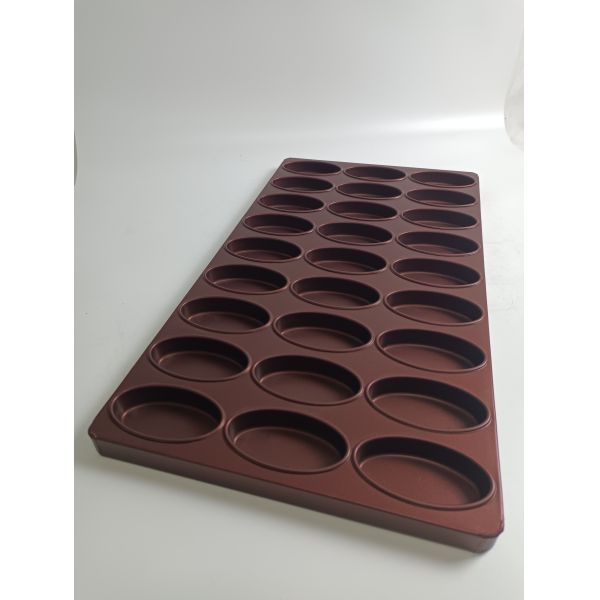 27 Cavities 720*400*30 Oval Muffin Pan Durit PTFE Coating