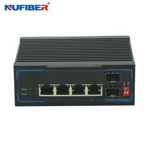 10 / 100 / 1000 / 10000M SFP Industrial Managed Ethernet Switch With POE RJ45