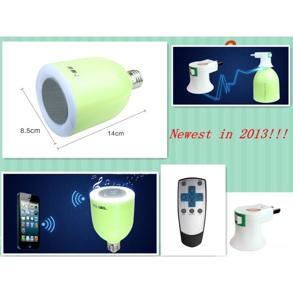 Quality Newest Model---LED Light with Bluetooth Speakers,connected with any knob lamp,Speaker 10W,LED 5W. wholesale