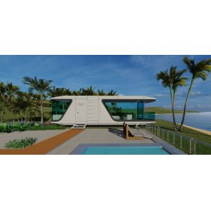 Cheap Hot Selling Product Space Capsule Office And Residential Space Capsule With Balcony High-End Room Modular Space Capsule for sale