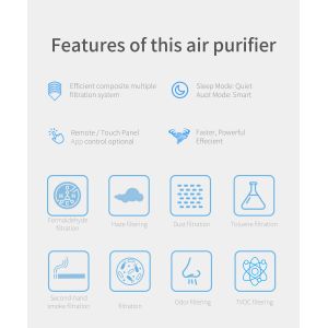 HOMEFISH Factory Wholesale Price Air Freshener UVC Sterilization Luftreiniger