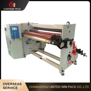 Single Shaft Tape Rewinding Machine PE PET BOPP Masking Release Paper